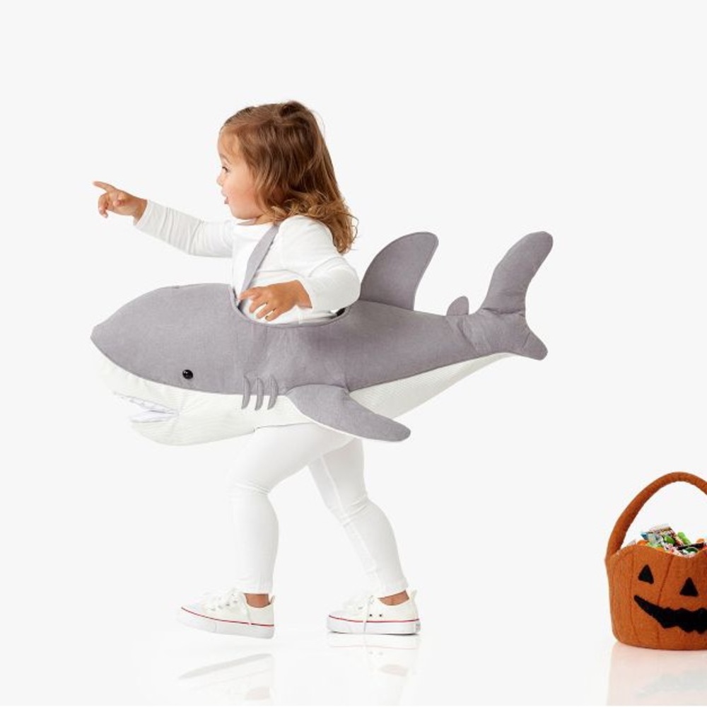 For Sale: NEW Pottery Barn Ride-on Shark Costume SMALL (will mail same day)